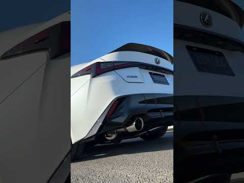 REMARK Muffler Version Axleback - Lexus IS350 #remarkexhaust #lexusis350 #fsport