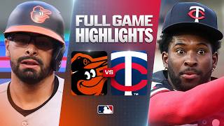 ORIOLES vs. TWINS: Official Full Game Highlights (August 11) | 2026 MLB Season