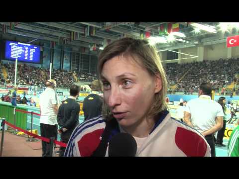 Istanbul 2012 Mixed Zone: Vanessa Boslak FRA