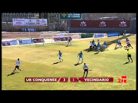 Resumen Partido Liga  U.B.Conquense - U.D. Vecindario 3-1 (CMT)
