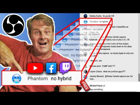Chat Overlay In OBS Studio For Twitch, Youtube, or Facebook FREE!