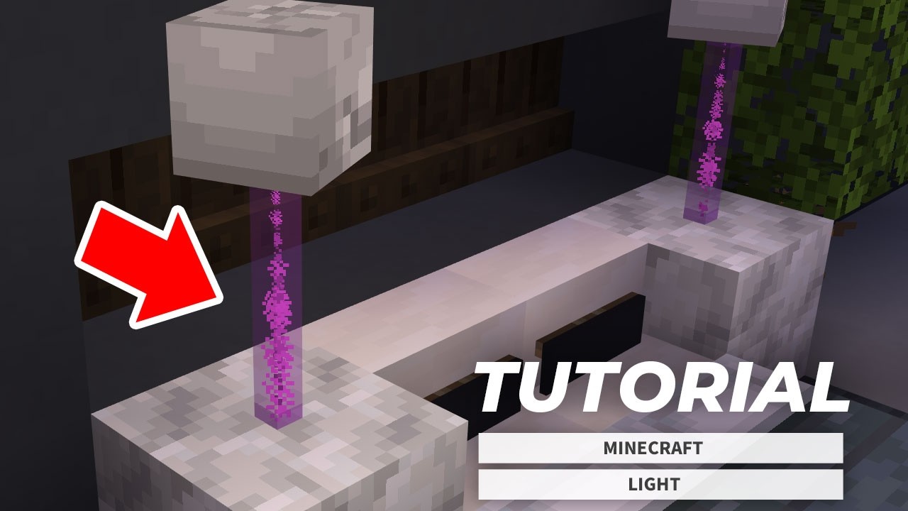 【マイクラ建築】MODなし！ベッドのライトの作り方 | Bedside Lamp (No Mods)