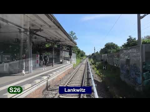 S-Bahn Berlin 2024 Linie S26 - Führerstandsmitfahrt