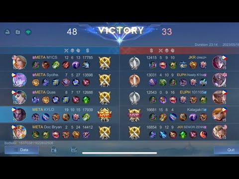METACORE VS VOX PH (3G-G/3) Mobile Legends Bang Bang