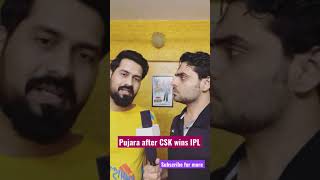 Pujara after CSK wins IPL #Shorts | Satish Ray | Mr Ray