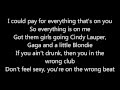 Calvin Harris - Drinking from the bottle ft Tinie Tempah (Lyrics)