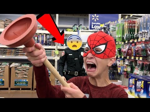 GETTING ARRESTED IN WALMART!- it's just Luke (Deleted Video)