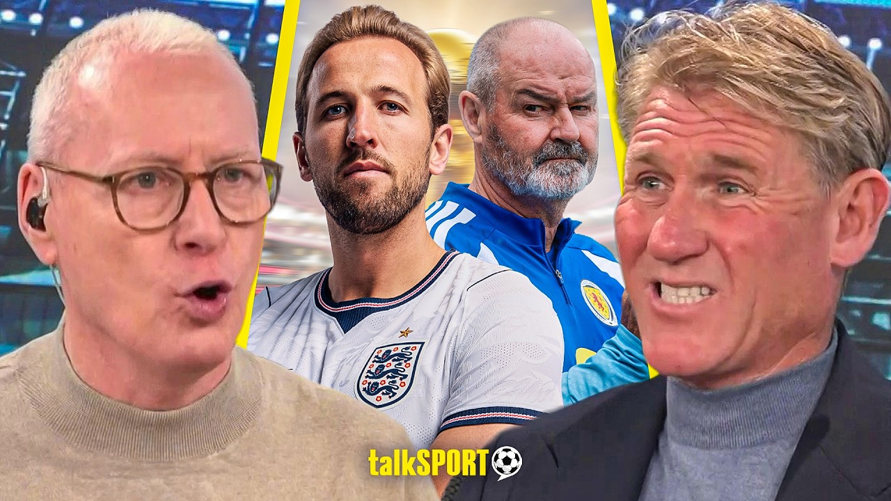 Simon Jordan & Jim White's LIVELY EXCHANGE on whether England Fans should SUPPORT Scotland!