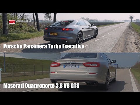 Porsche Panamera Turbo vs Maserati Quattroporte GTS SPEED