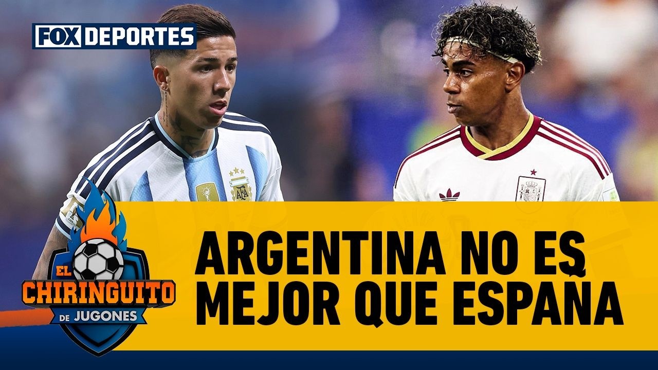 👀🔥 ARGENTINA "no es mejor que ESPAÑA", cruce entre Juanfe Sanz y Matías Palacios | El Chiringuito