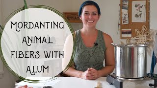 How to Mordant Wool and Silk with Alum