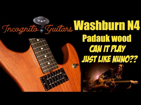 Washburn N24 Nuno Vintage Padauk Electric Guitar. Padauk Stain image 5