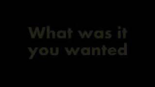 Willie Nelson - What Was It You Wanted (Lyrics)