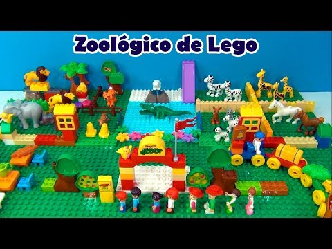 Choose 2 and Let's Play! Aunt Cris's Lego Zoo! Lions, elephants, crocodiles and more