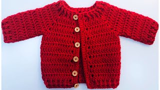 Download lagu Kindness Day newborn baby crochet cardigan sweater 0 to 3 months for boys and girls #214 mp3