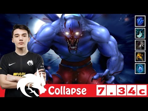 [DOTA 2] TSpirit.Collapse the NIGHT STALKER [OFFLANE] [7.34c]