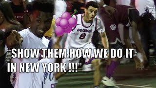 Jahvon Quinerly aka Jelly JQ has DEFENDERS DANCING at DYCKMAN w/ Hamidou Diallo watching!