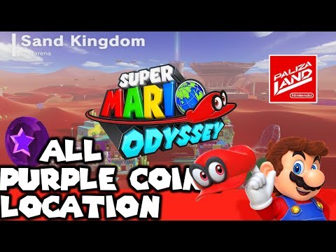 Las 100 MONEDAS MORADAS del REINO de las ARENAS - Super Mario Odyssey