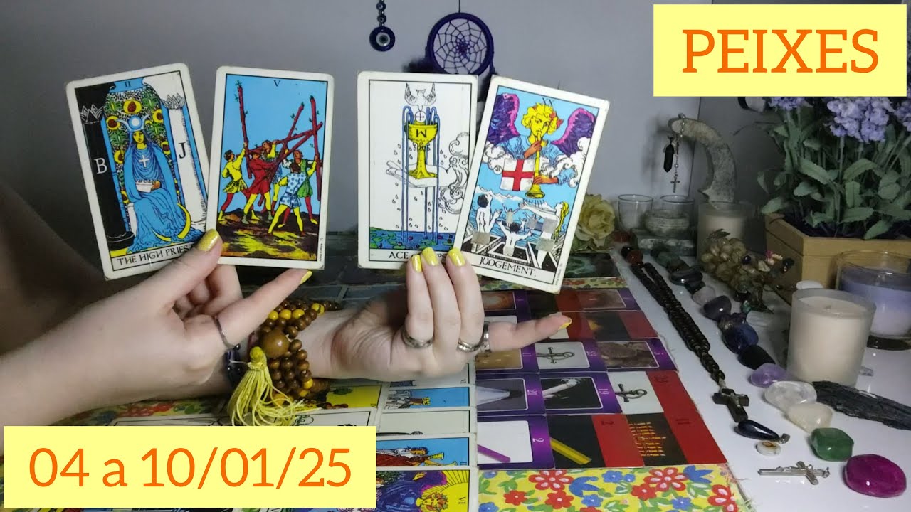 ♓ PEIXES ⦁ 04 a 10/01/25 ⦁ 🕊️🚩💡 ESTES SERÃO OS SINAIS FIQUE ATENTO E VOCÊ SABERÁ O QUE FAZER.