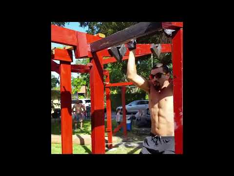 Flying Bars to Rolling Thunder BACKYARD American Ninja Warrior!!