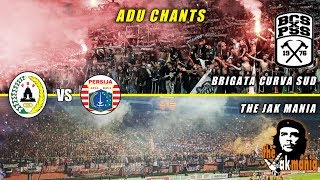 Adu Chants Brigata Curva Sud vs The Jak Mania