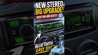 Replacing Factory Stereo in 2001 VW Beetle: Easy Bluetooth Receiver Upgrade Beginner DIY Project