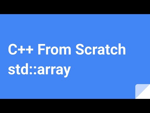 C++ From Scratch: std::array