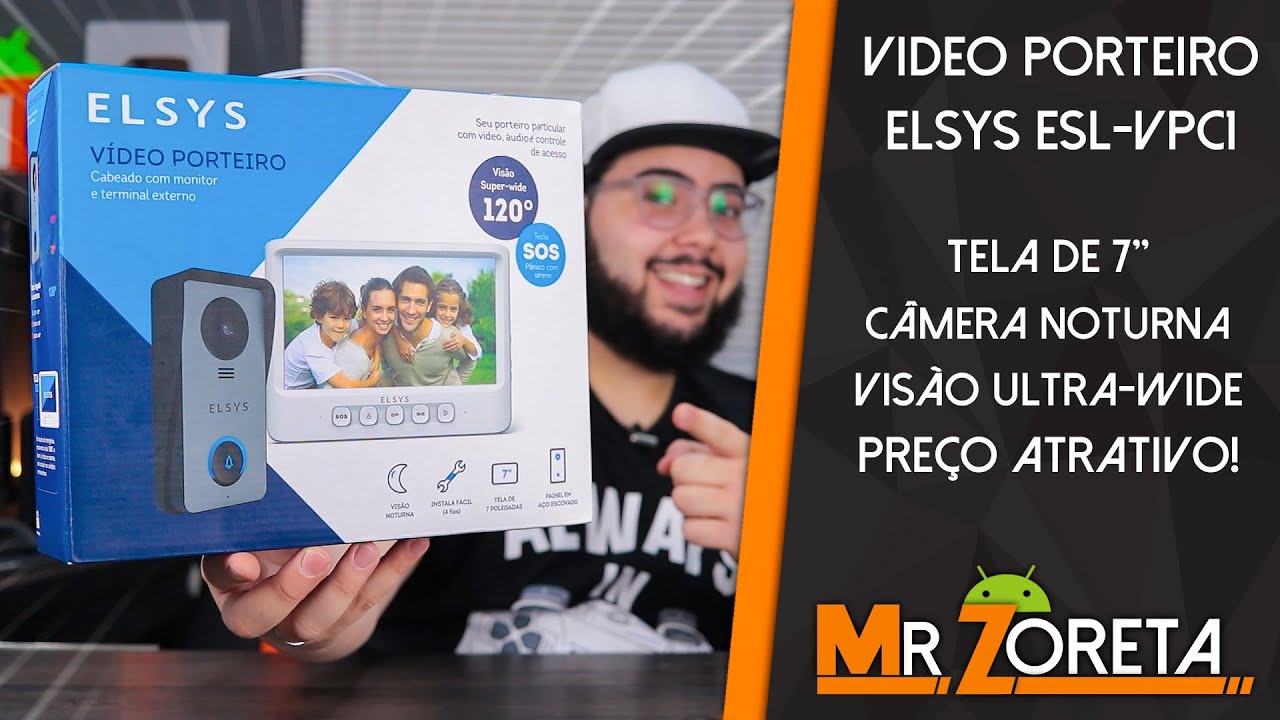 Vídeo Porteiro ELSYS - Tela Grande, Câmera Wide, Viva-Voz e Preço Atrativo! Análise