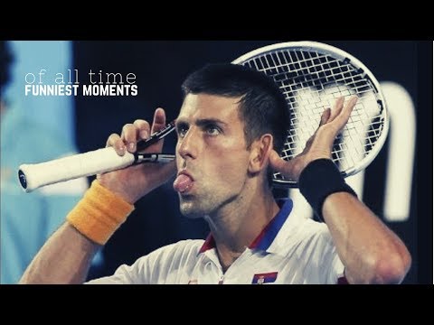 Tennis. Novak Djokovic - Funniest moments of all time thumnail