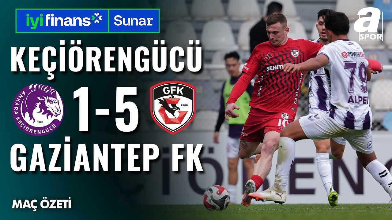 Keçiörengücü vs Gaziantep FK Highlights