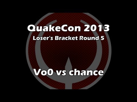 chance vs vo0 - QuakeCon 2013 Loser's Bracket Round 5 [Aug. 1, 2013] (Quake Live VOD)