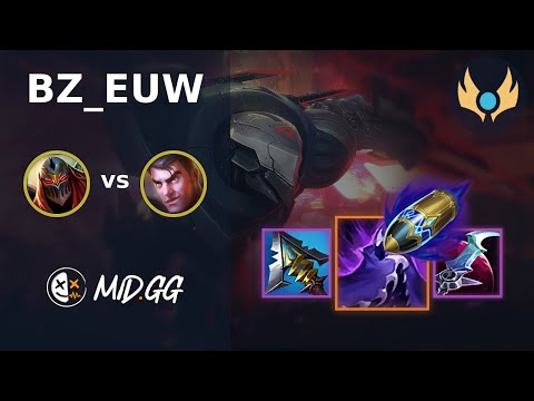 MID.GG: [ BZ_EUW ] Zed TOP vs Jayce | EUW CHALLENGER | LOL Season 2025