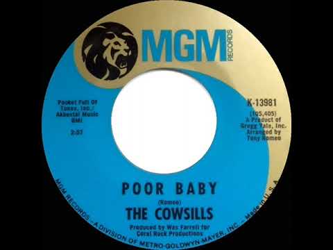 1968 HITS ARCHIVE: Poor Baby - Cowsills (mono 45)
