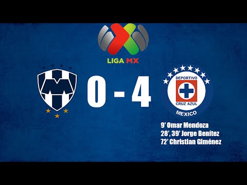 Cruz Azul vs Monterrey 4-0 Jornada 08 Clausura 2016 Liga Bancomer MX | 27 de Febrero del 2016