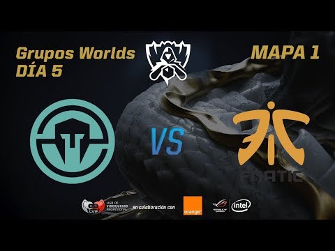 FNATIC VS IMMORTALS - GRUPOS - WORLDS 2017 - DÍA 5