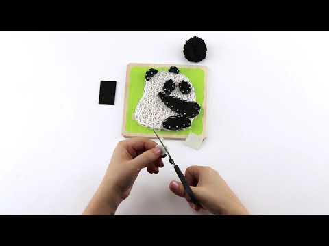 Миниатюра изображения товара Набор для творчества «изонить» Woody Цвик-арт Панда / 02444