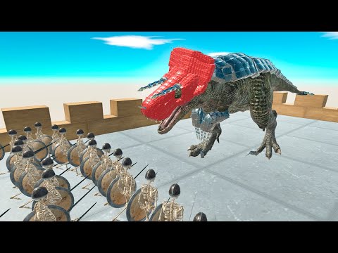 ULTIMASAURUS DEFENDS AIR BRIDGE | Animal Revolt Battle Simulator