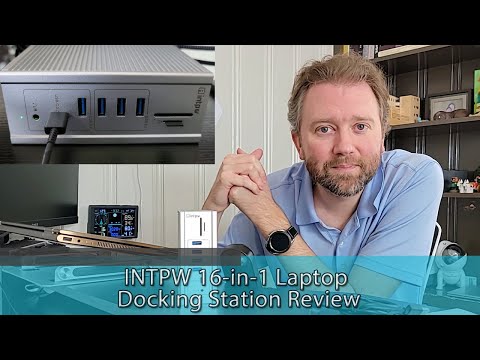 4K TRIPLE DISPLAY DOCKING STATION - INTPW 16 in 1 Laptop USB Hub Review