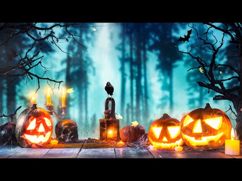 Halloween party in the forest | with crows chirping and creepy noises