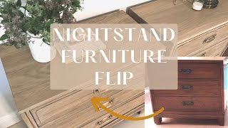 Nightstand Furniture Flip | Modernize Outdated Furniture