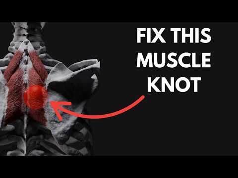 The Best Exercises To FIX Upper Back Muscle Knots & Pain (instant results)