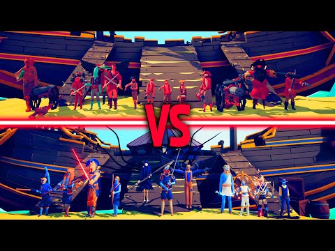 MEGA PIRATE TEAM vs BOSSES TEAM | TABS -  Totally Accurate Battle Simulator