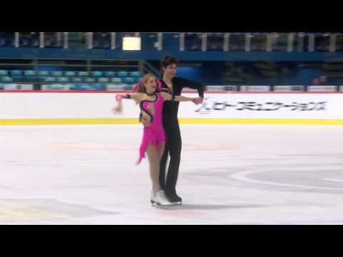 ISU 2014 Jr Grand Prix Zagreb Short Dance Kimberly BERKOVICH / Ronald ZILBERBERG ISR