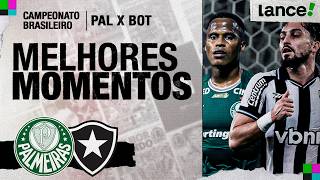 PALMEIRAS 2 X 1 BOTAFOGO | 7ª RODADA | CAMPEONATO BRASILEIRO 2026 | MELHORES MOMENTOS
