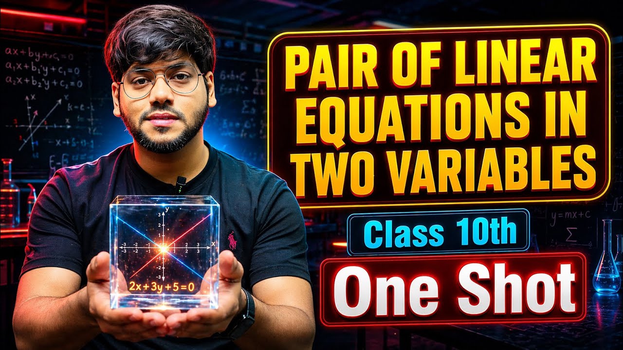 Pair Of Linear Equation In Two Variables Class 10th | Chapter 3 | @MathsFuture 