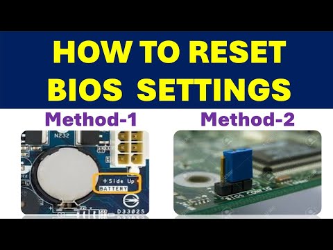 How to reset BIOS settings | How to clear CMOS settings | #BIOS #settings #reset