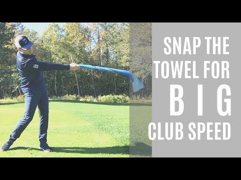 SNAP A TOWEL FOR CAMERON CHAMP LIKE SPEED!  Wisdom in Golf