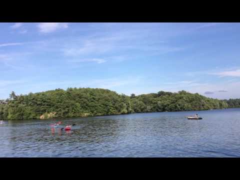 An amazing seen of Dug Pond Natick