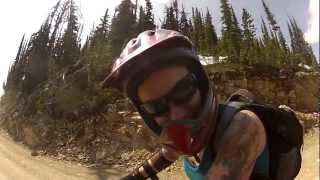 preview picture of video 'Kicking Horse Downhill Mountain Biking'