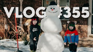 VLOG #355 / Snow Day! / February 12, 2024